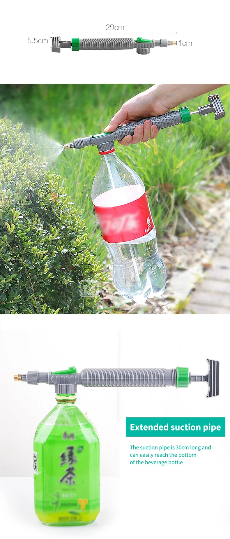 high pressure bottle sprayer