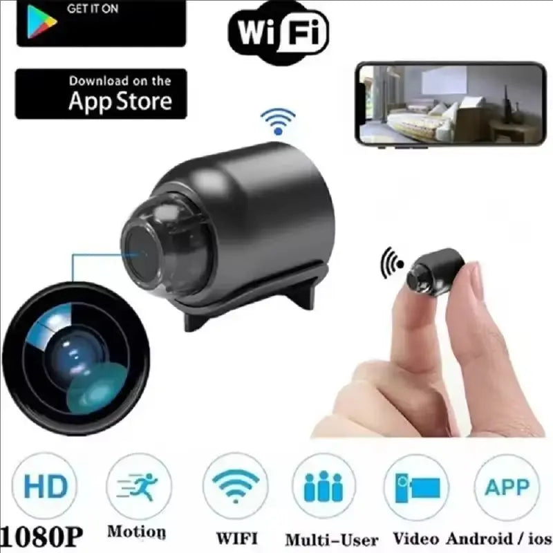 Babyguard hd baby monitor camera showcasing 1080P HD video, WiFi connectivity, and motion detection features.